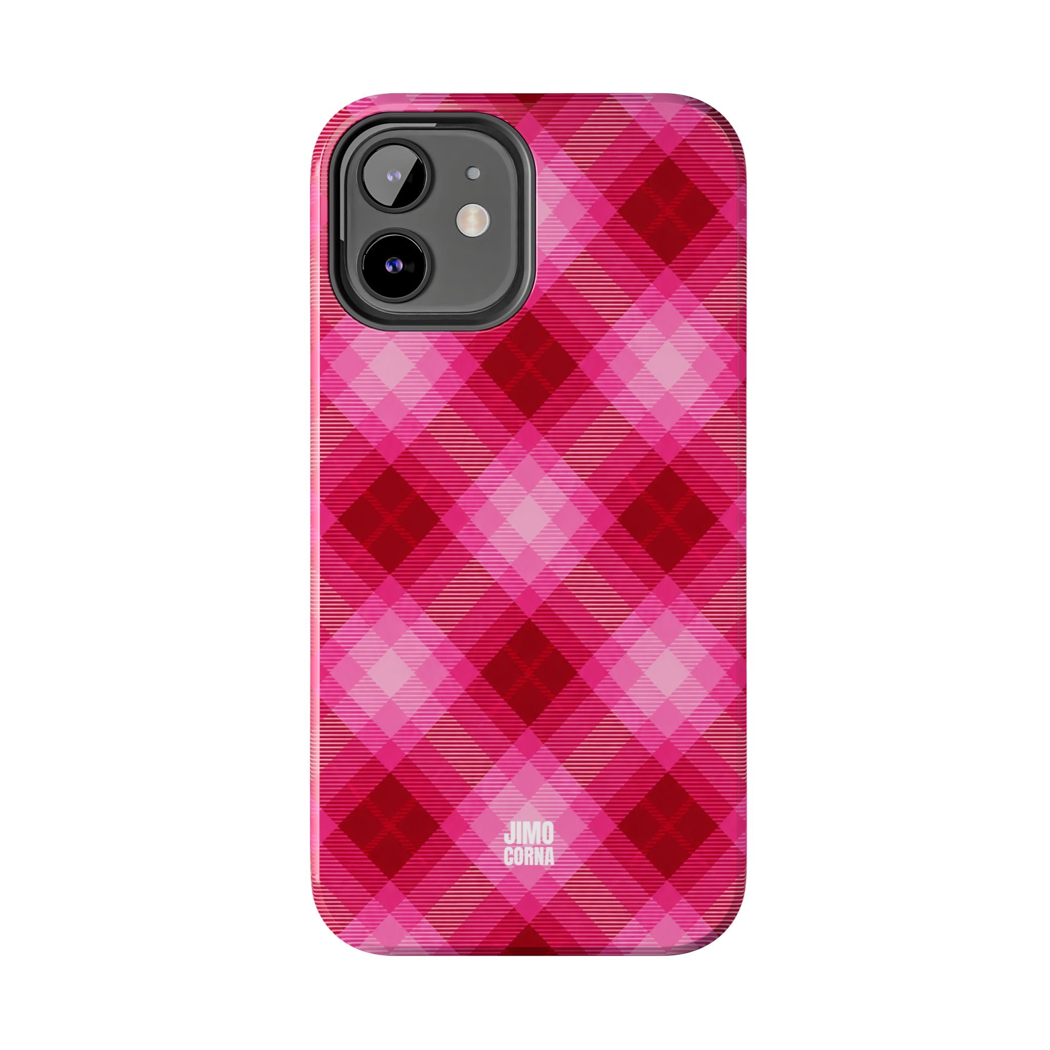 Pink Picnic Plaid iPhone Case