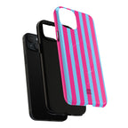 Bold Stripes MagSafe iPhone Case | Cotton Candy