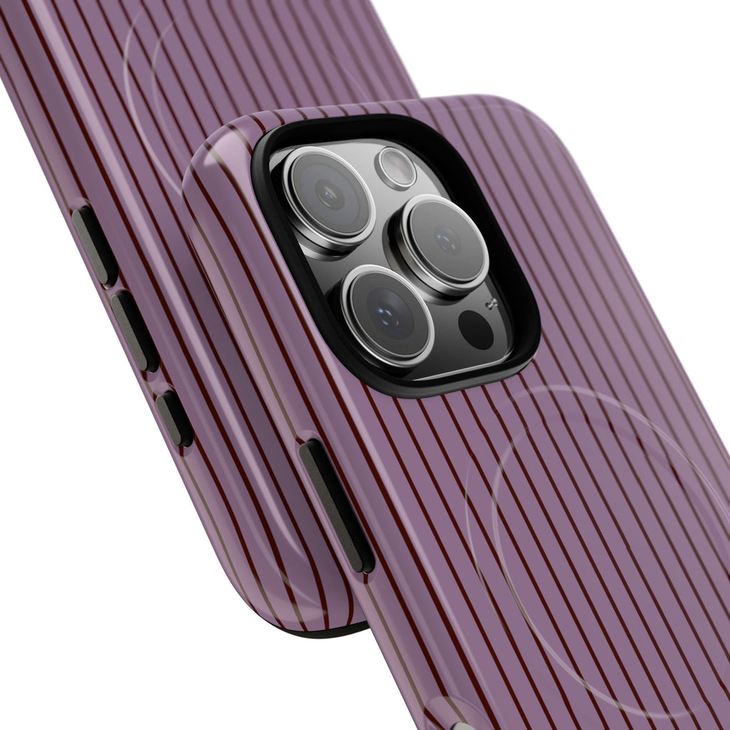 Plum Berry Soft Stripes