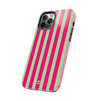 Lime Green and Pink Bold Stripes