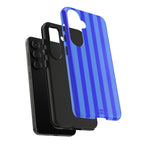 Blueberry Bold Stripes Samsung Galaxy Case
