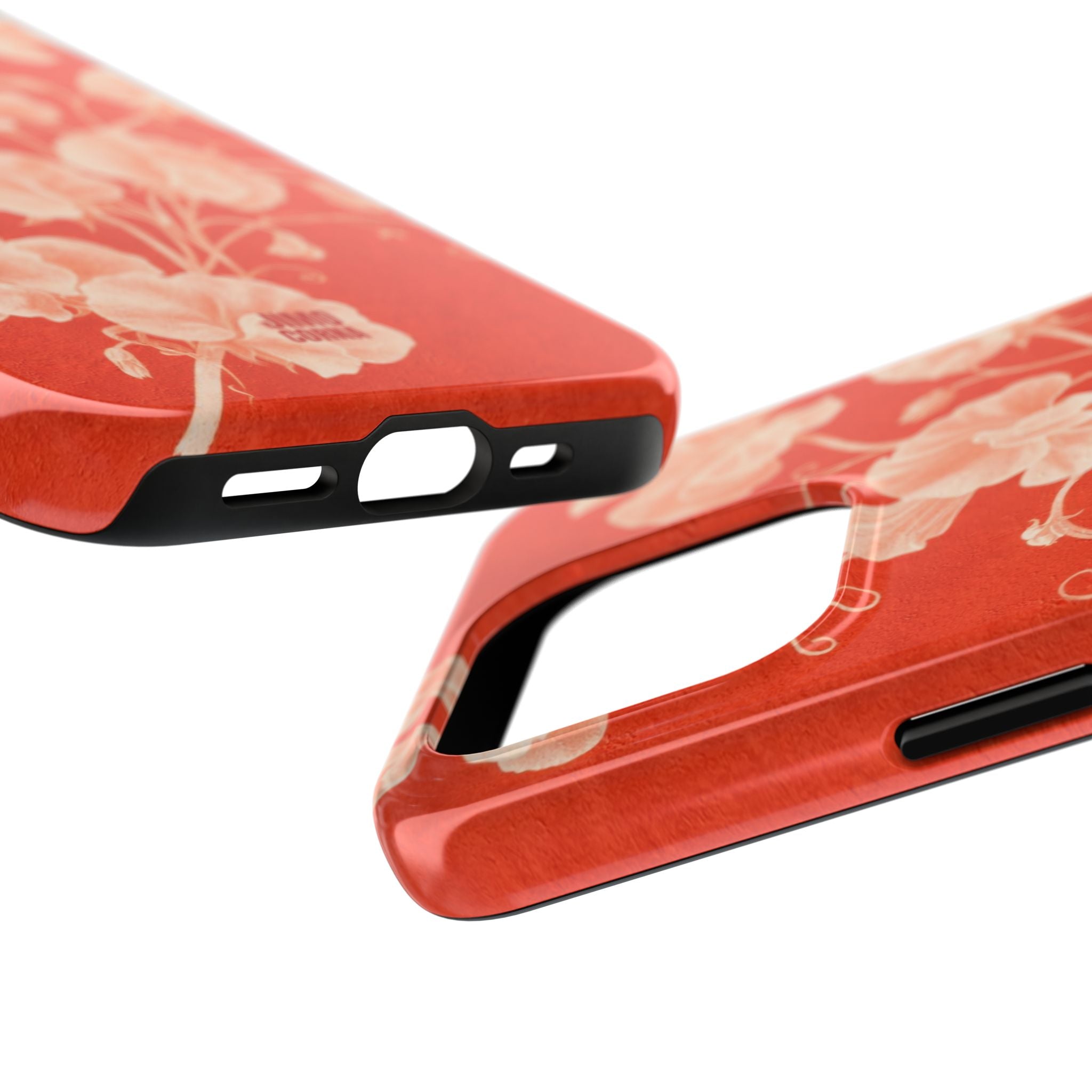 Red Flora iPhone Case