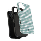 Farm Gingham iPhone Case | Blue