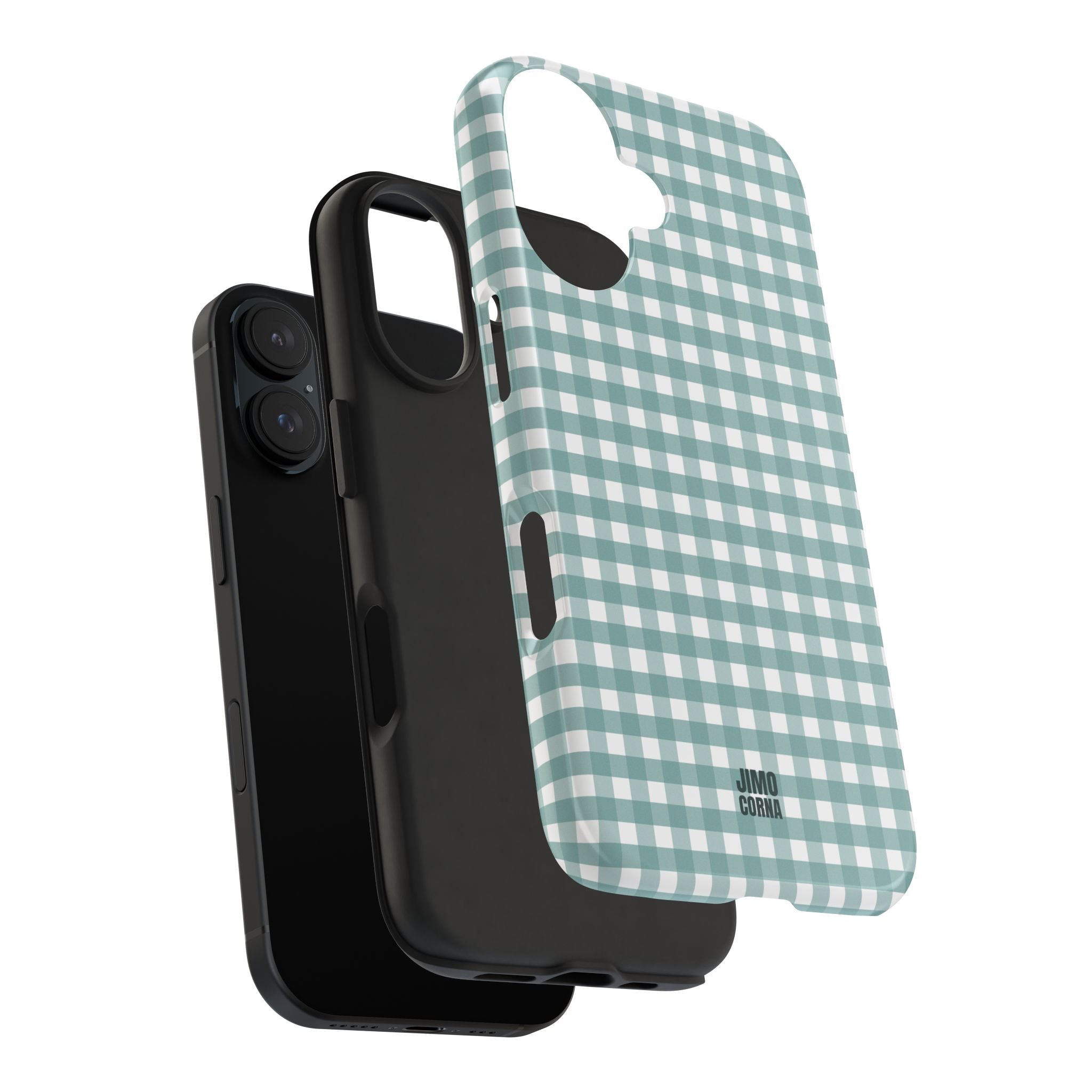 Farm Gingham iPhone Case | Blue