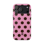 Big Polka Dot | Pink and Brown