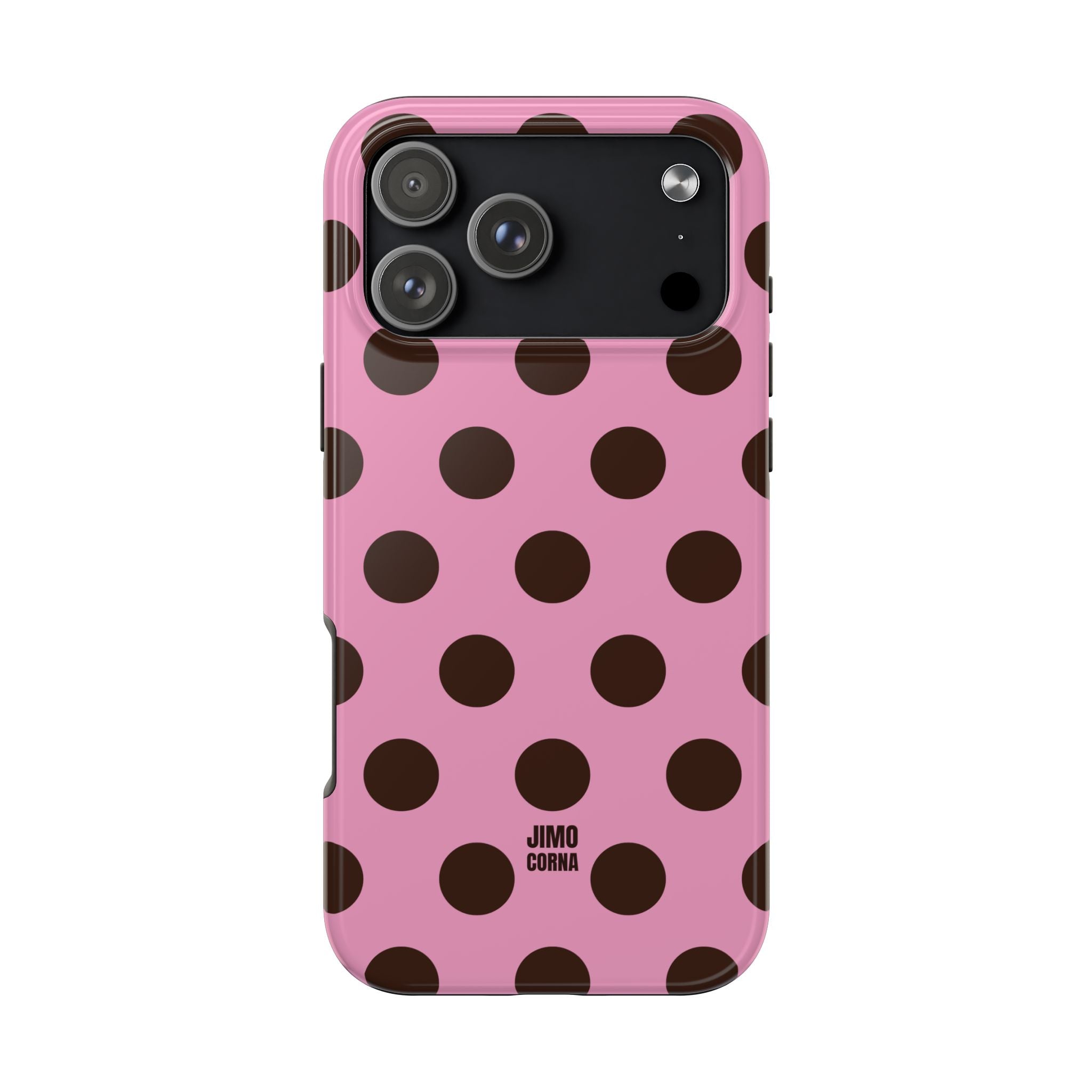 Big Polka Dot | Pink and Brown