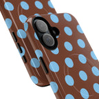 Big Polka Dot | Brown and Blue