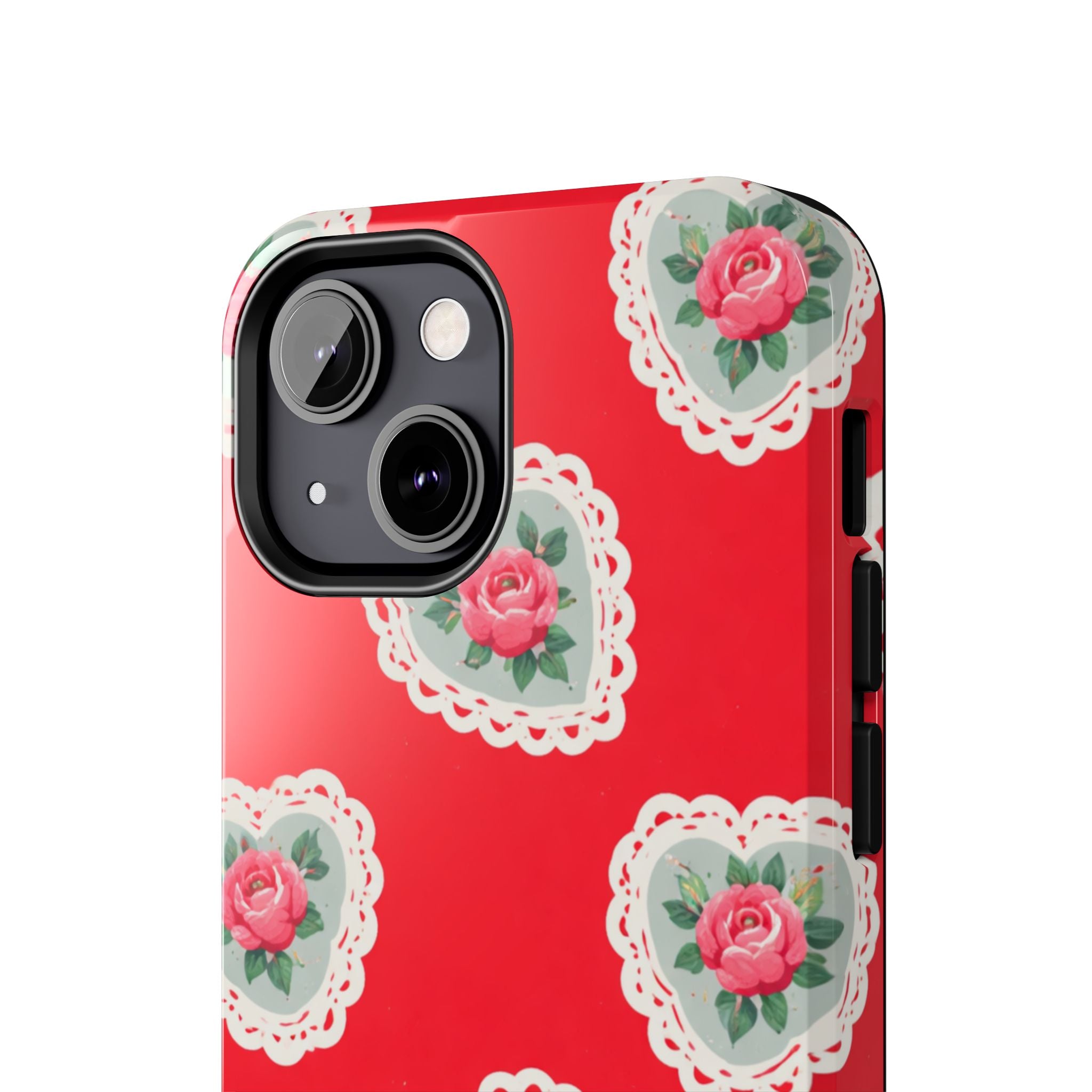 Rosy Lace iPhone Case