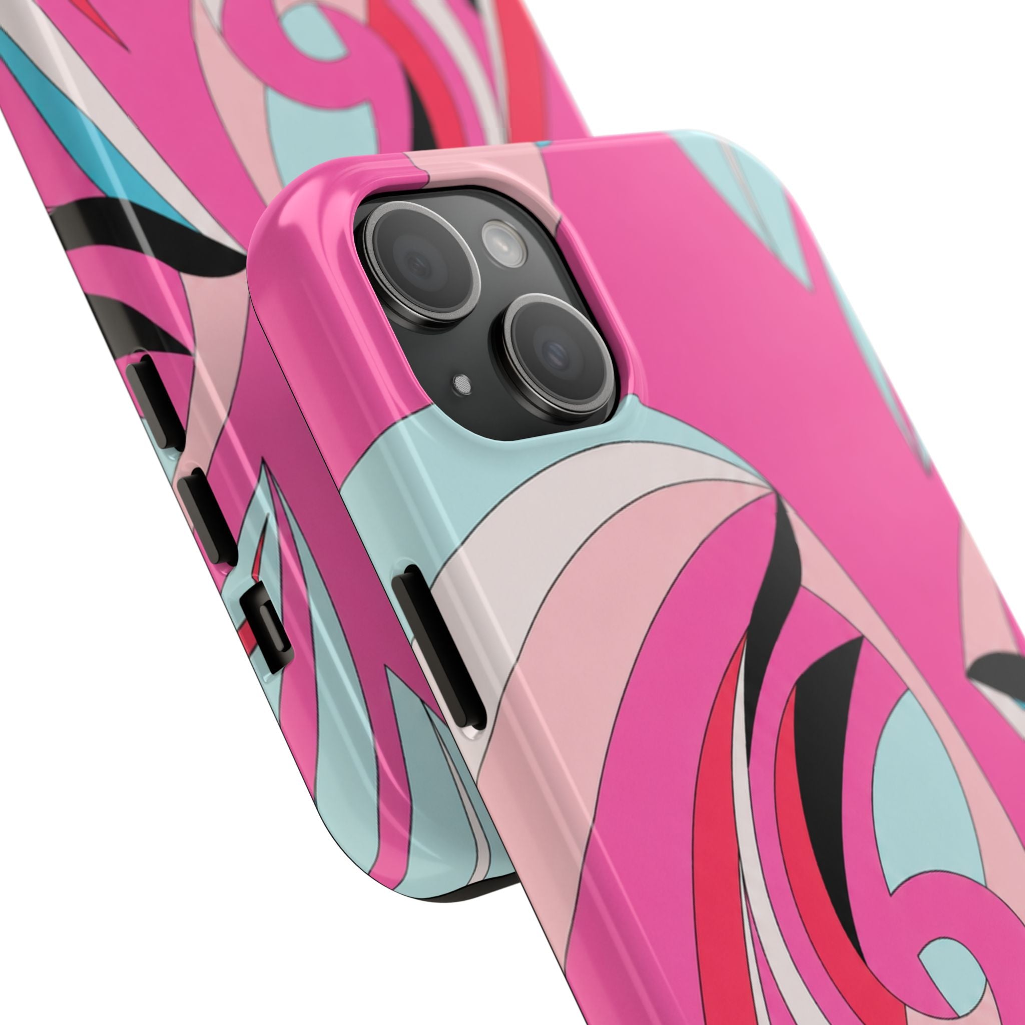 Pink Tropic Swirl iPhone Case