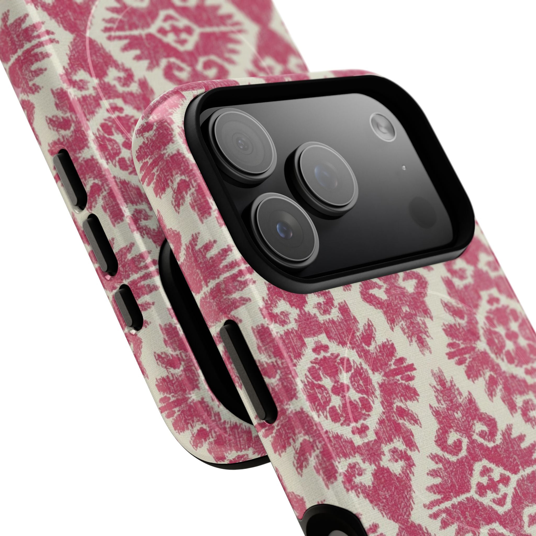 Damask MagSafe iPhone Case | Pink