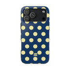 Big Polka Dot | Blue and Cream