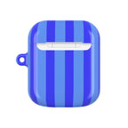 Blueberry Bold Stripes AirPods Case