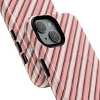Angelina Stripes | Pink - MagSafe iPhone Case