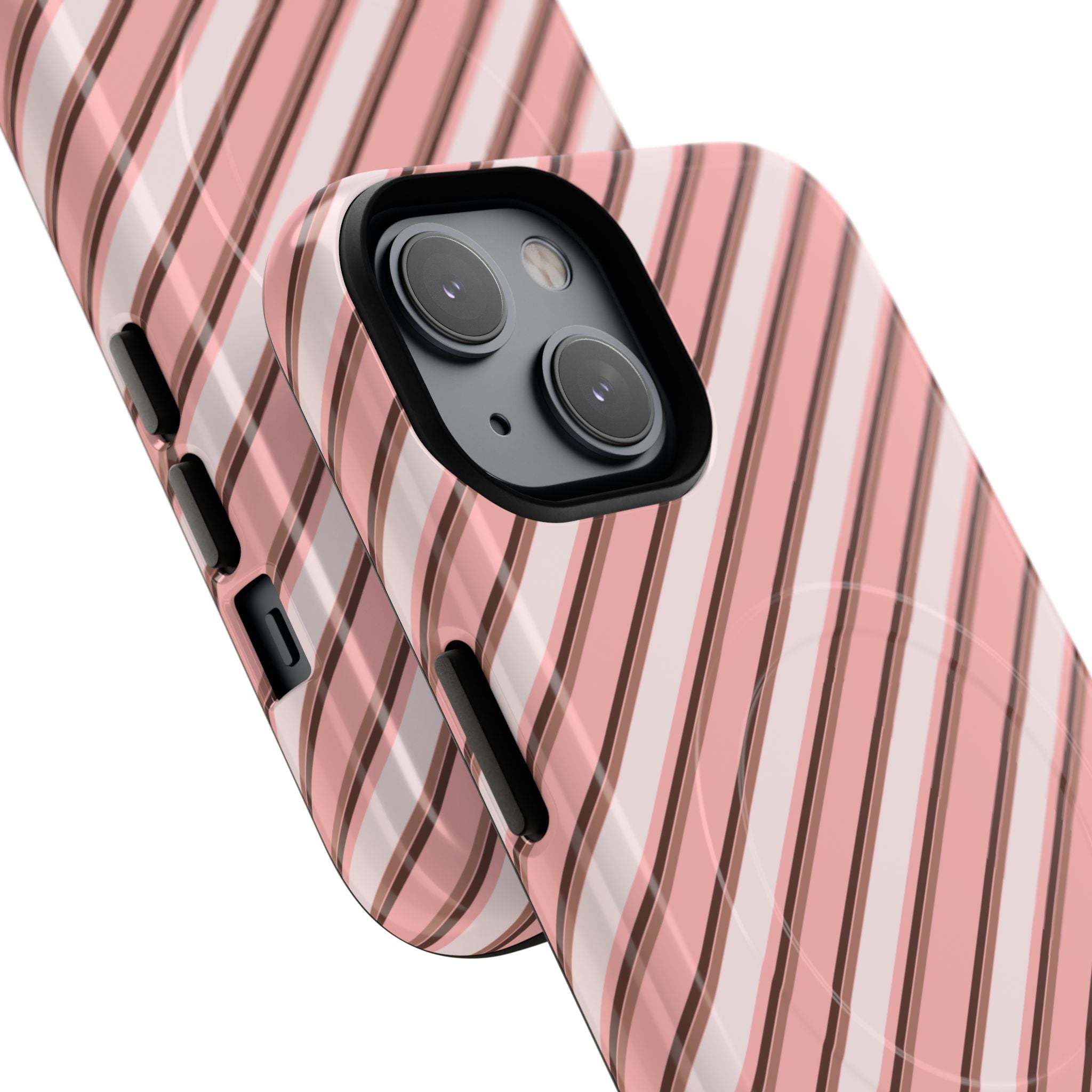Angelina Stripes | Pink - MagSafe iPhone Case