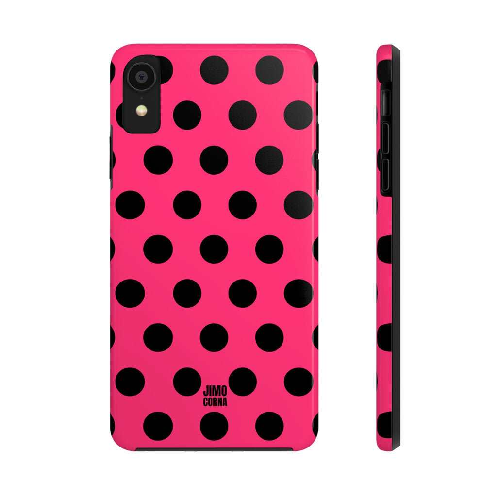 Big Polka Dot | Hot Pink and Black