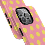 Big Polka Dot | Pink and Yellow