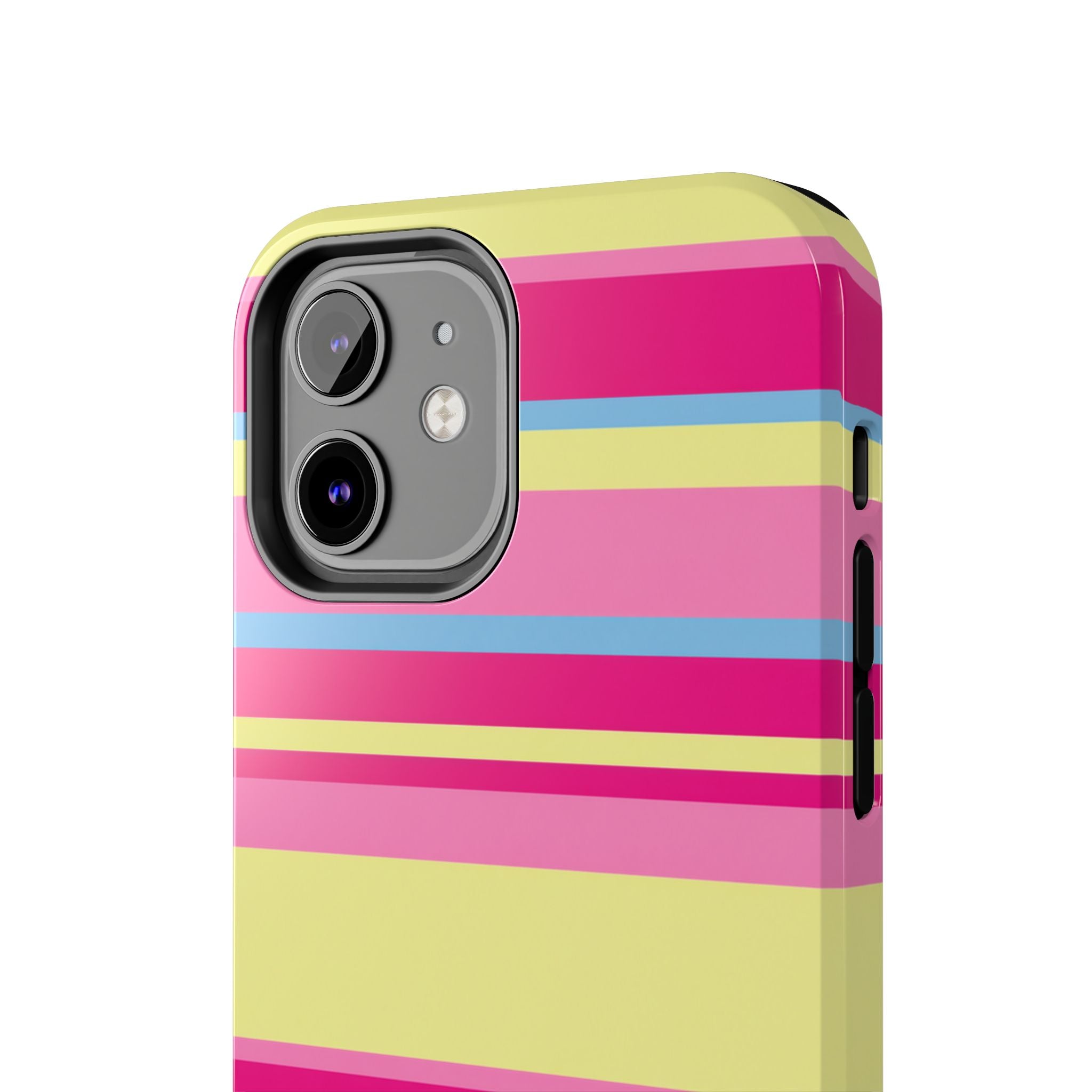Lemonberry Stripe iPhone Case