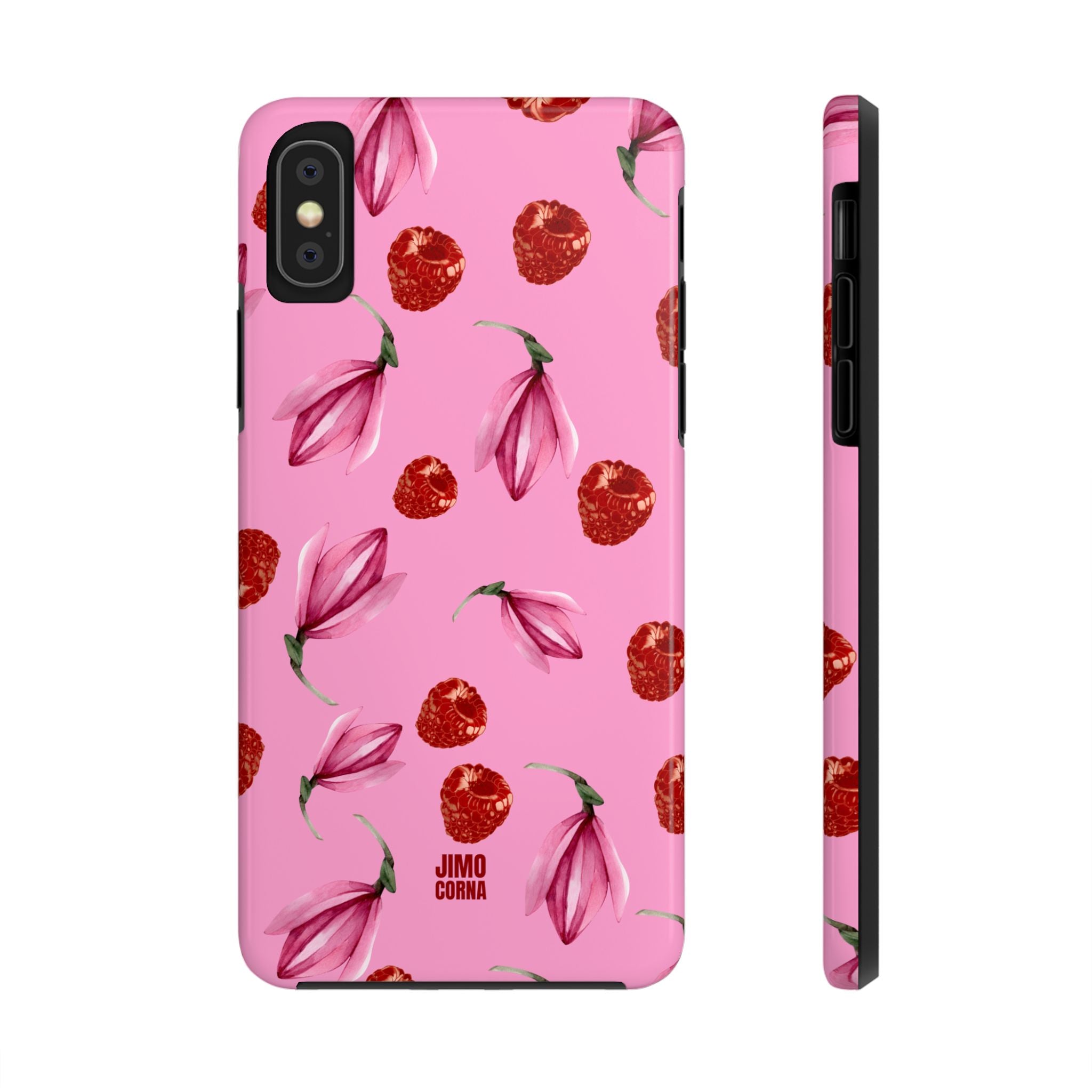 Raspberries and Flowers