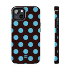 Big Polka Dot | Brown and Blue