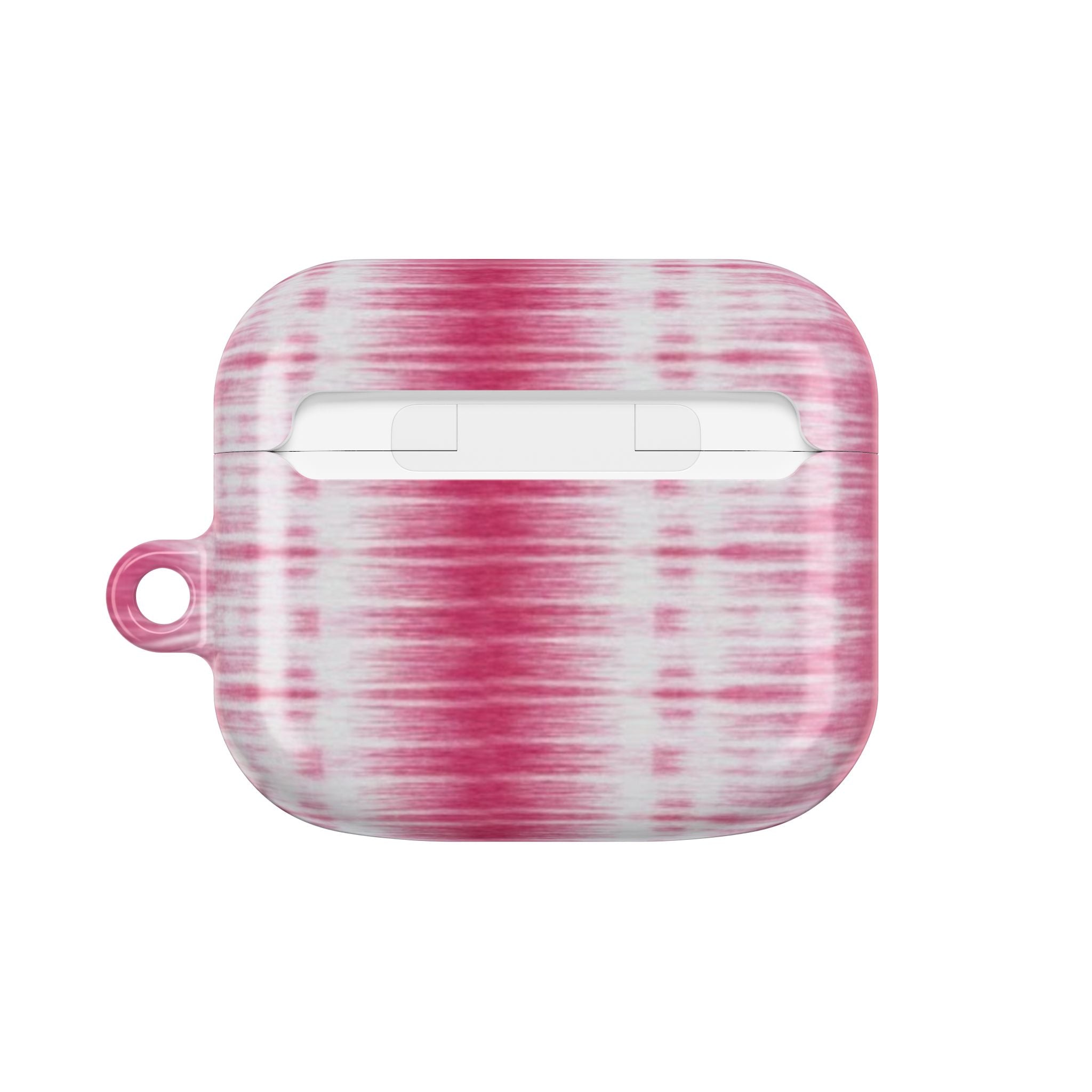 Pink Woven Texture AirPods Case