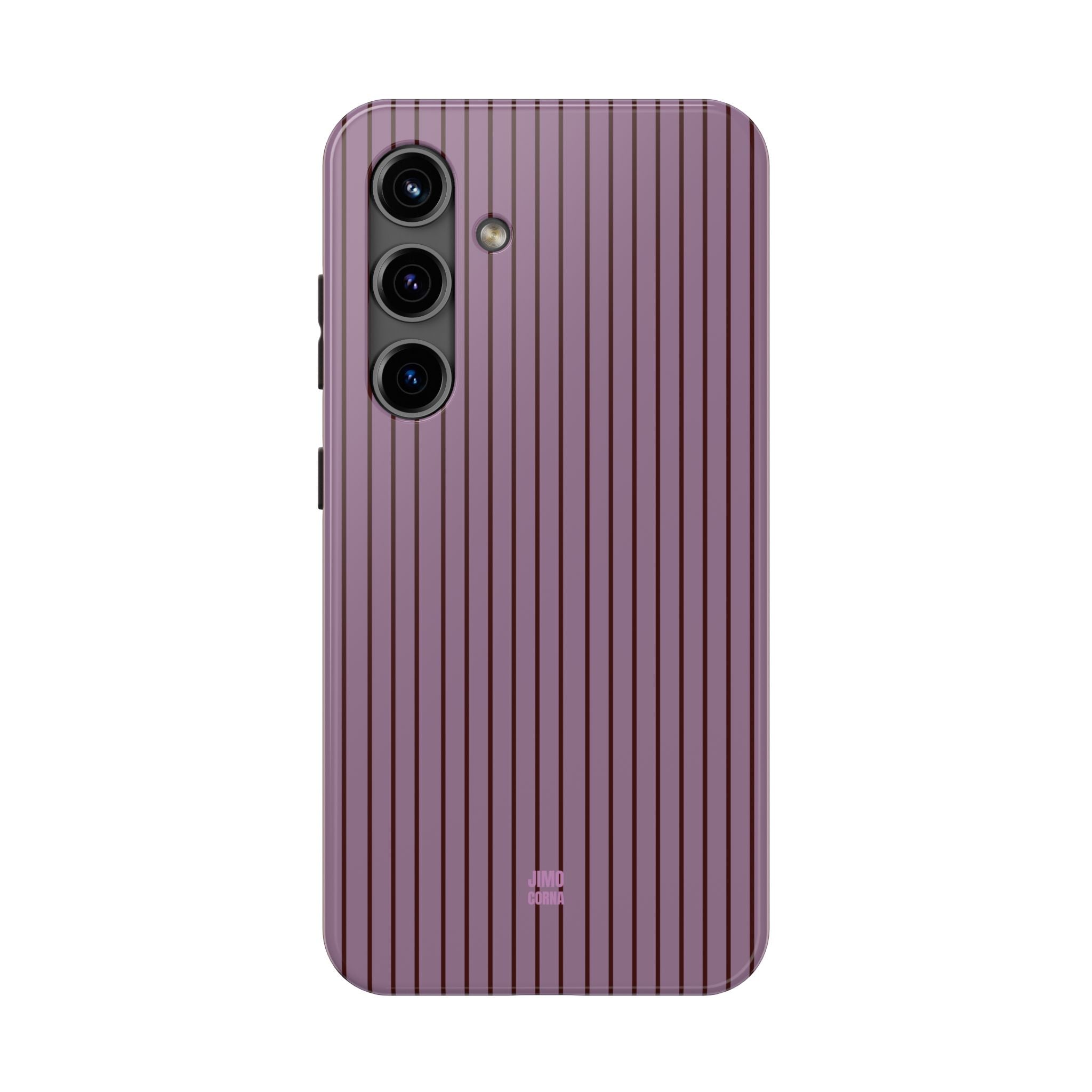 Plum Berry Soft Stripes