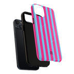 Bold Stripes MagSafe iPhone Case | Cotton Candy