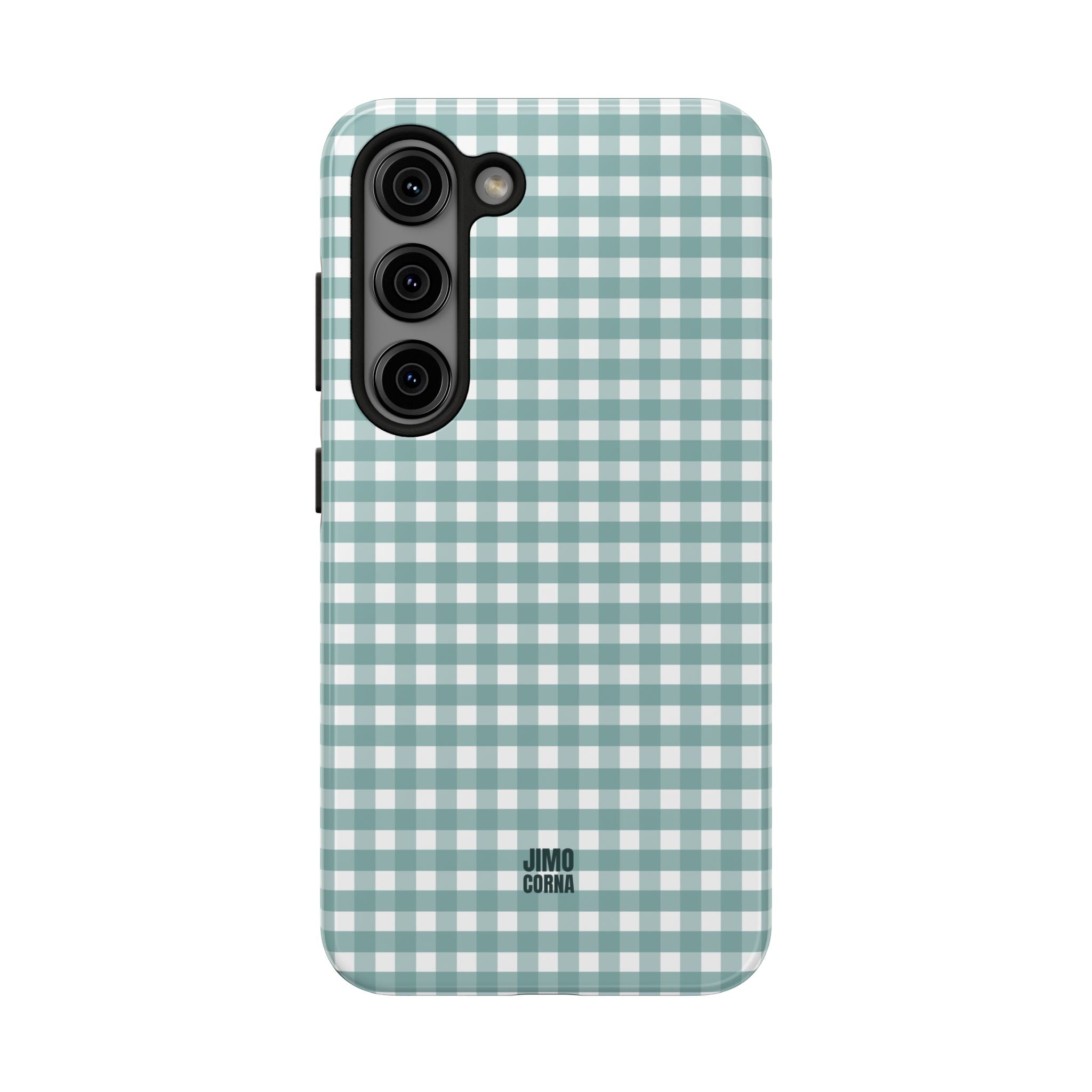 Farm Gingham Samsung Galaxy Case | Blue