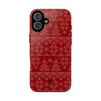 Holiday Knit | Red MagSafe iPhone Case