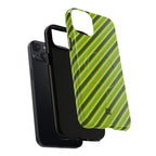 Angelina Stripes | Olive - MagSafe iPhone Case