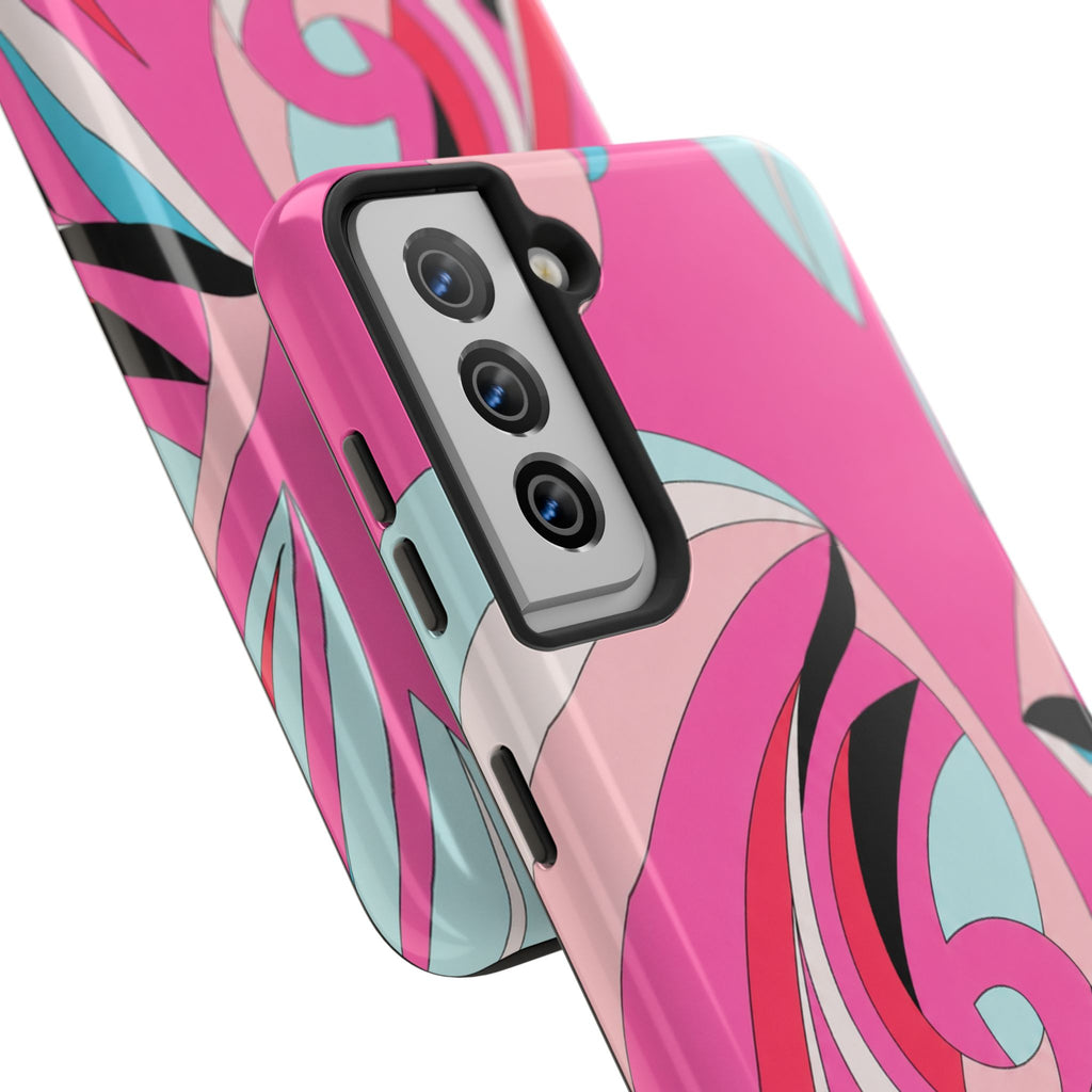 Pink Tropic Swirl Samsung Galaxy Case