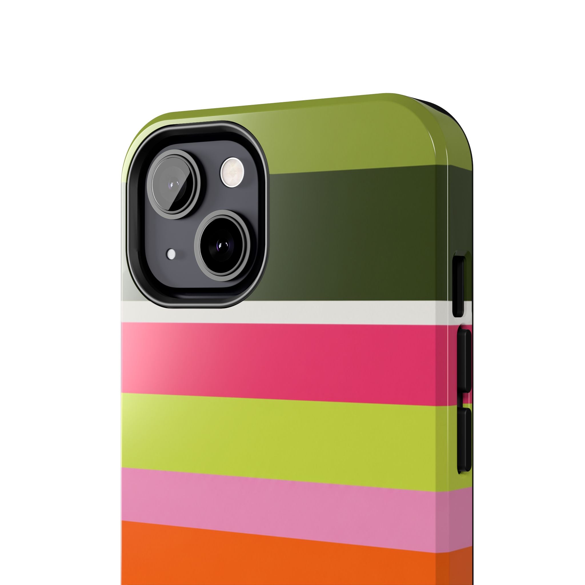 Berry Citrus Stripe iPhone Case