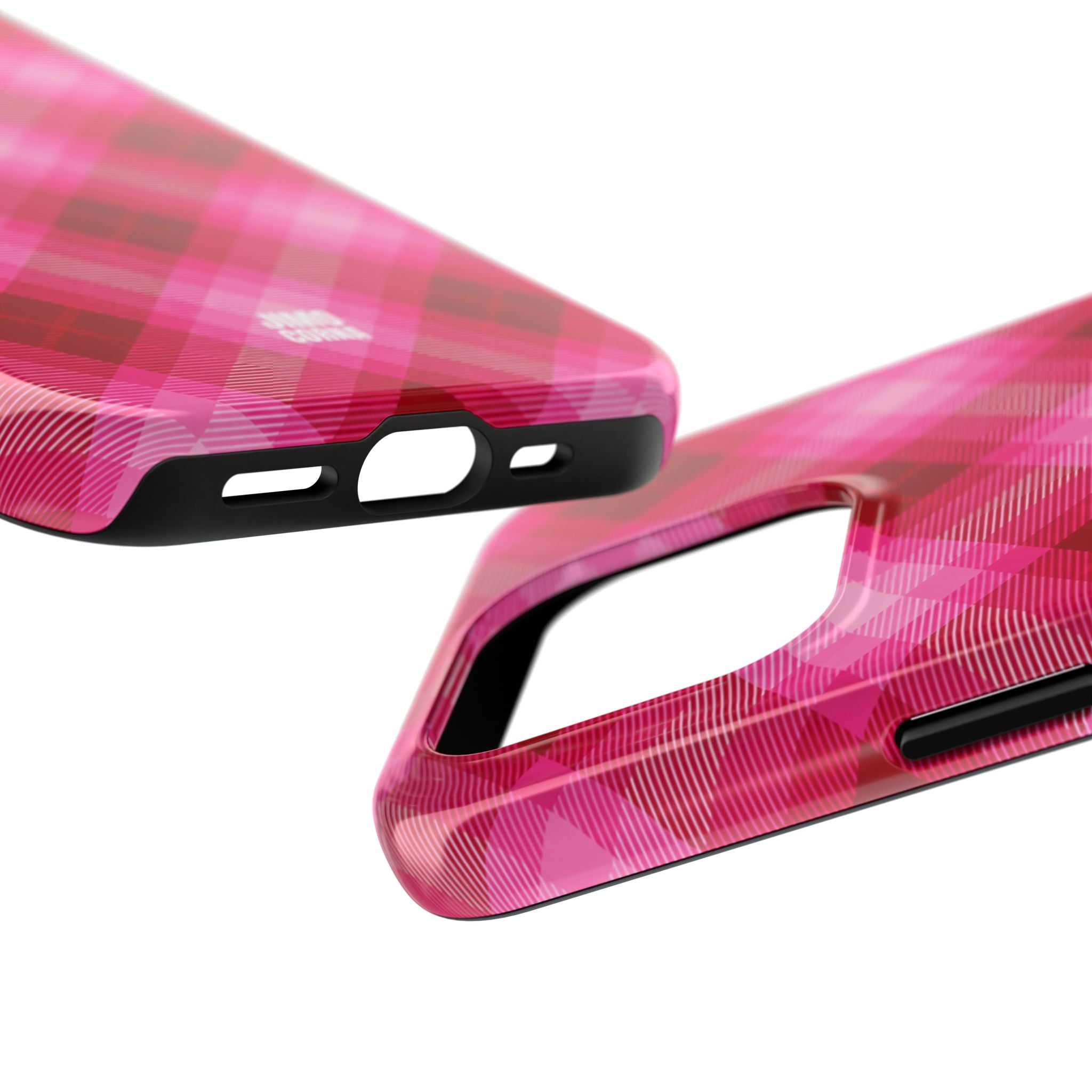 Pink Picnic Plaid iPhone Case