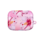 Pink Hibiscus AirPods Case