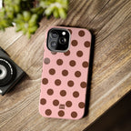 Big Polka Dot | Pink and Brown