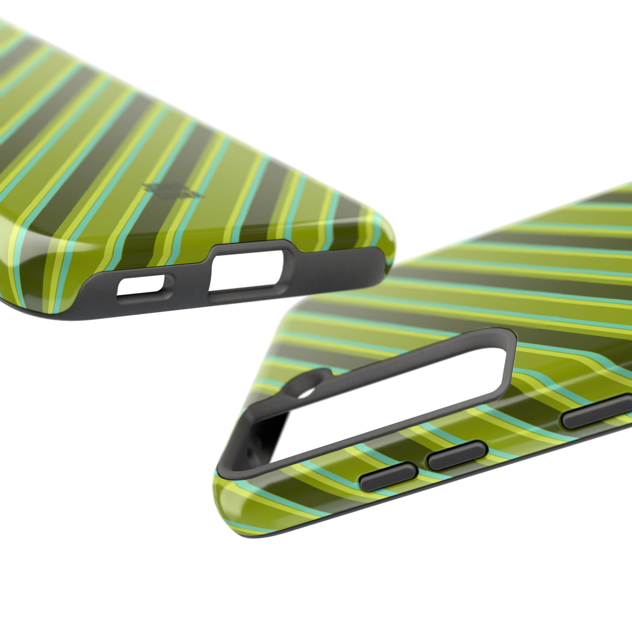 Angelina Stripes | Olive - Samsung Galaxy Case