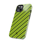 Angelina Stripes | Olive - iPhone Case