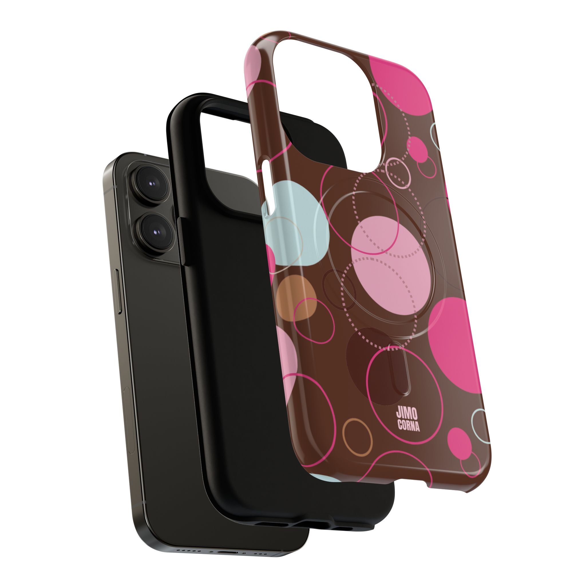 Spiral Pop MagSafe iPhone Case | Brown