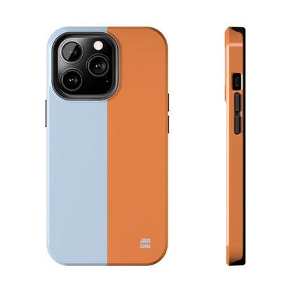 Orange and Blue Color Block