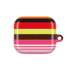 Berry Citrus Stripe AirPods Case