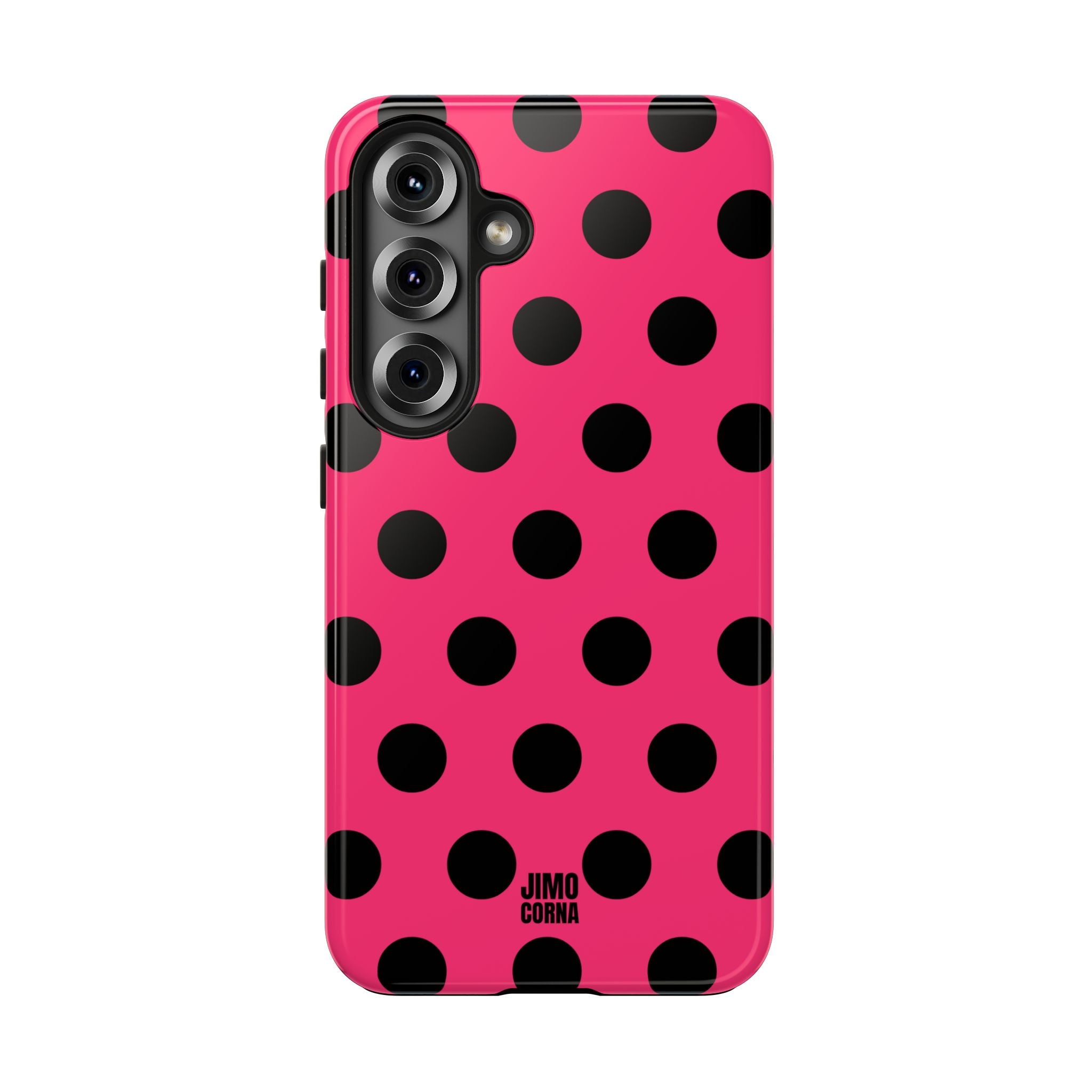 Big Polka Dot | Hot Pink and Black