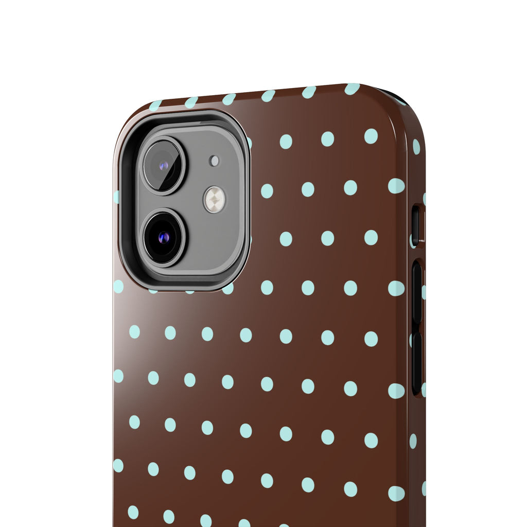 Polka Dot | Brown and Blue
