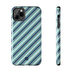 Angelina Stripes | Blue - iPhone Case