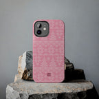 Holiday Knit | Pink iPhone Case