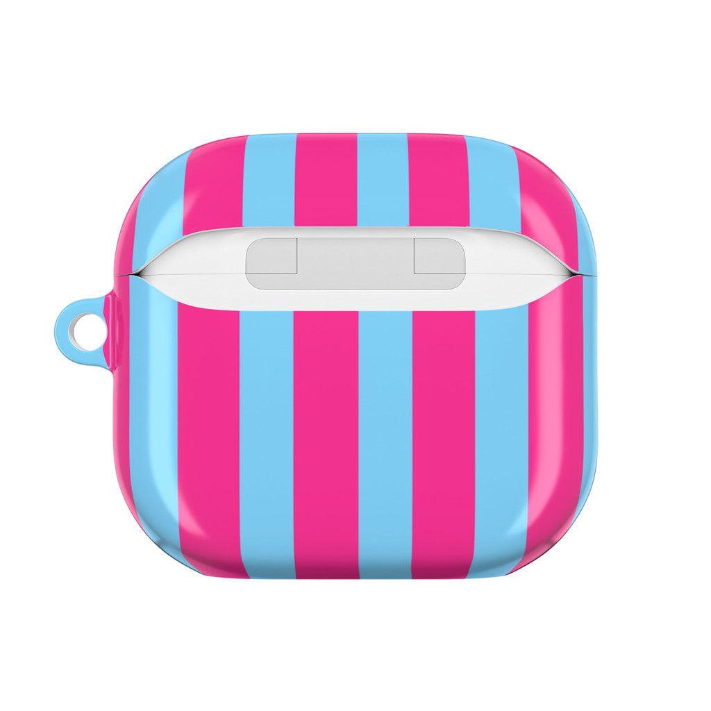 Bold Stripes AirPods Case | Cotton Candy