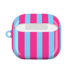 Bold Stripes AirPods Case | Cotton Candy