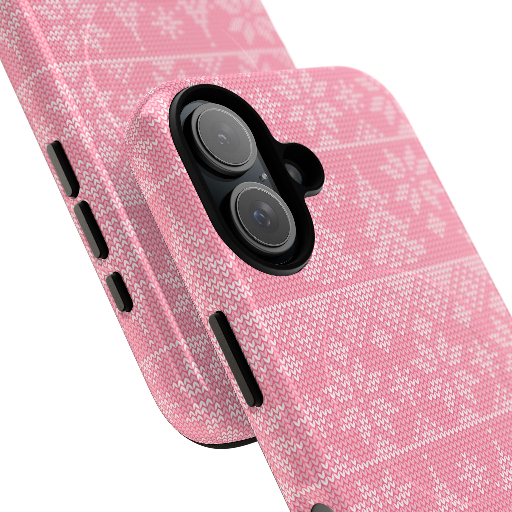Holiday Knit | Pink MagSafe iPhone Case