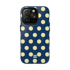 Big Polka Dot | Blue and Cream