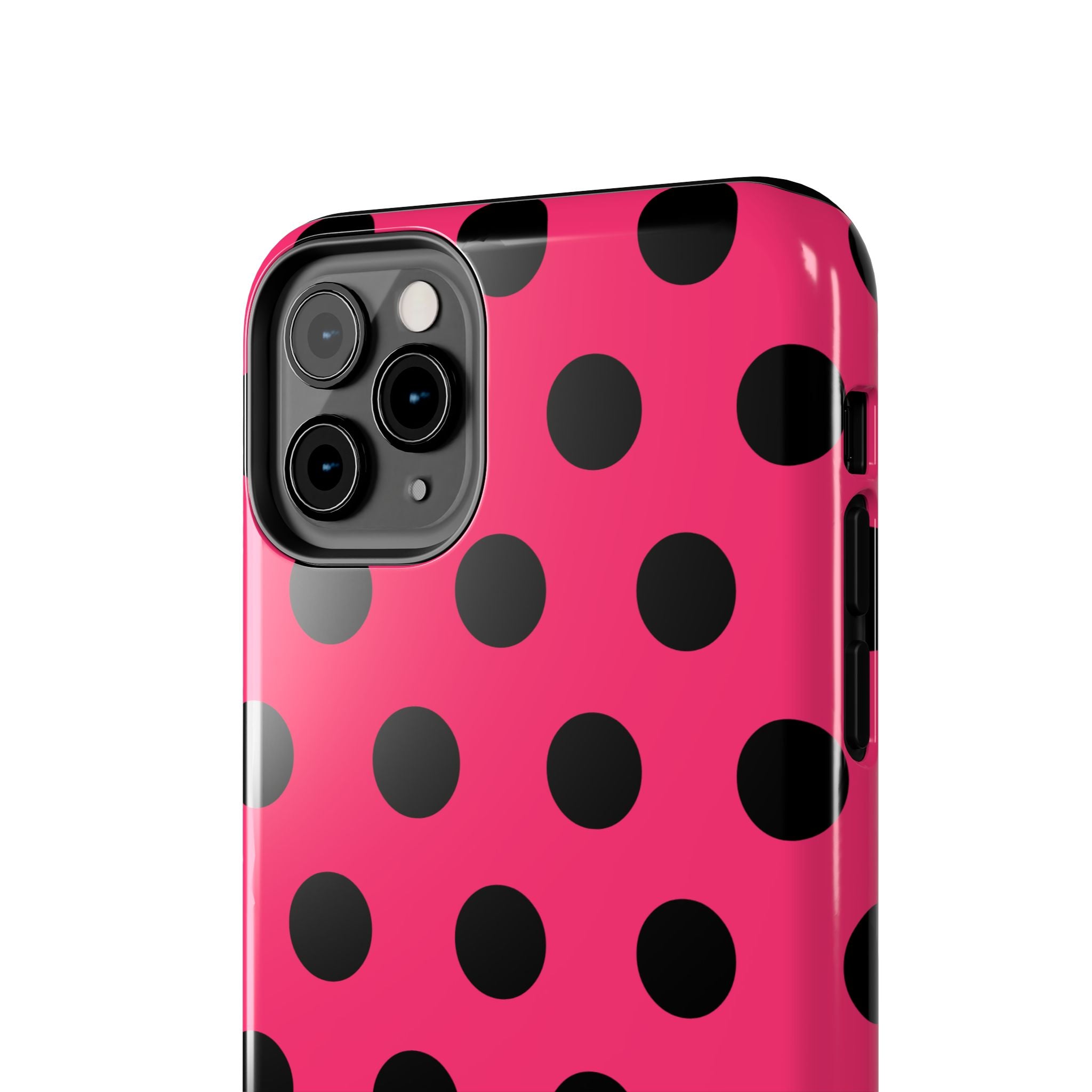 Big Polka Dot | Hot Pink and Black