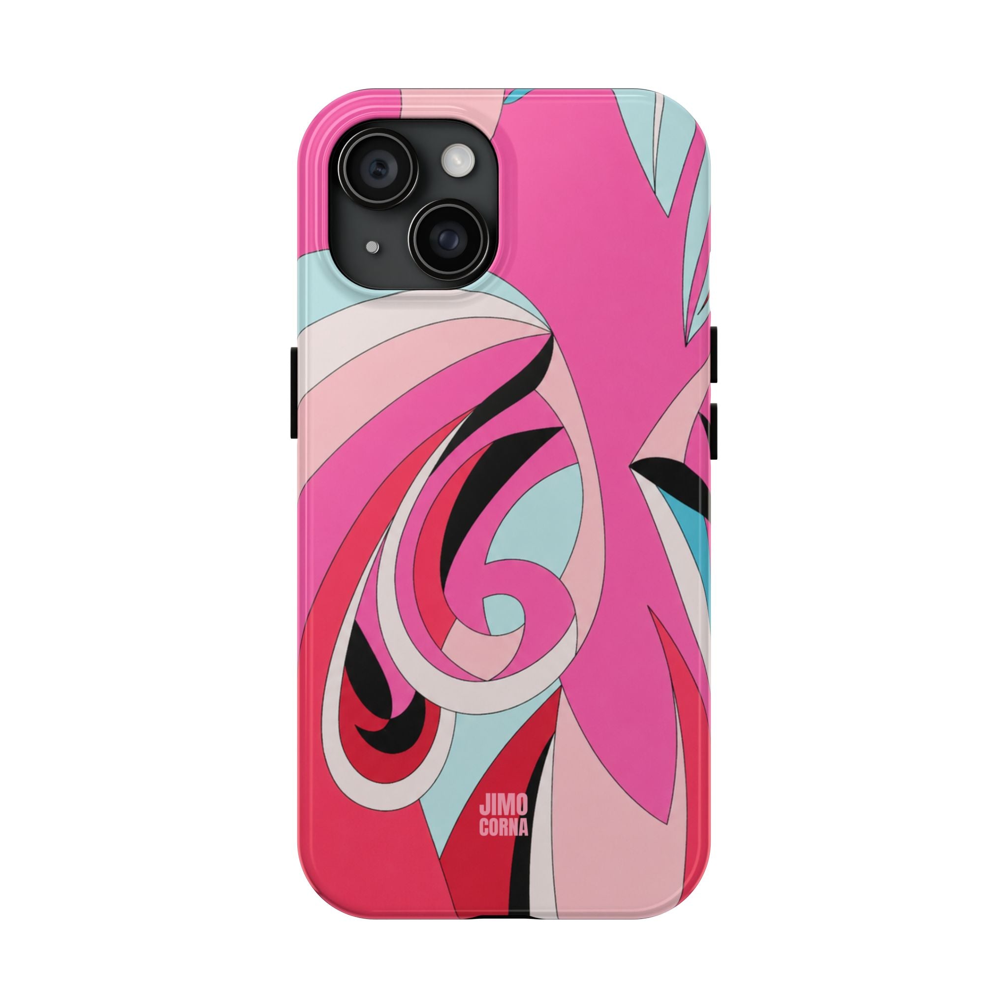 Pink Tropic Swirl iPhone Case