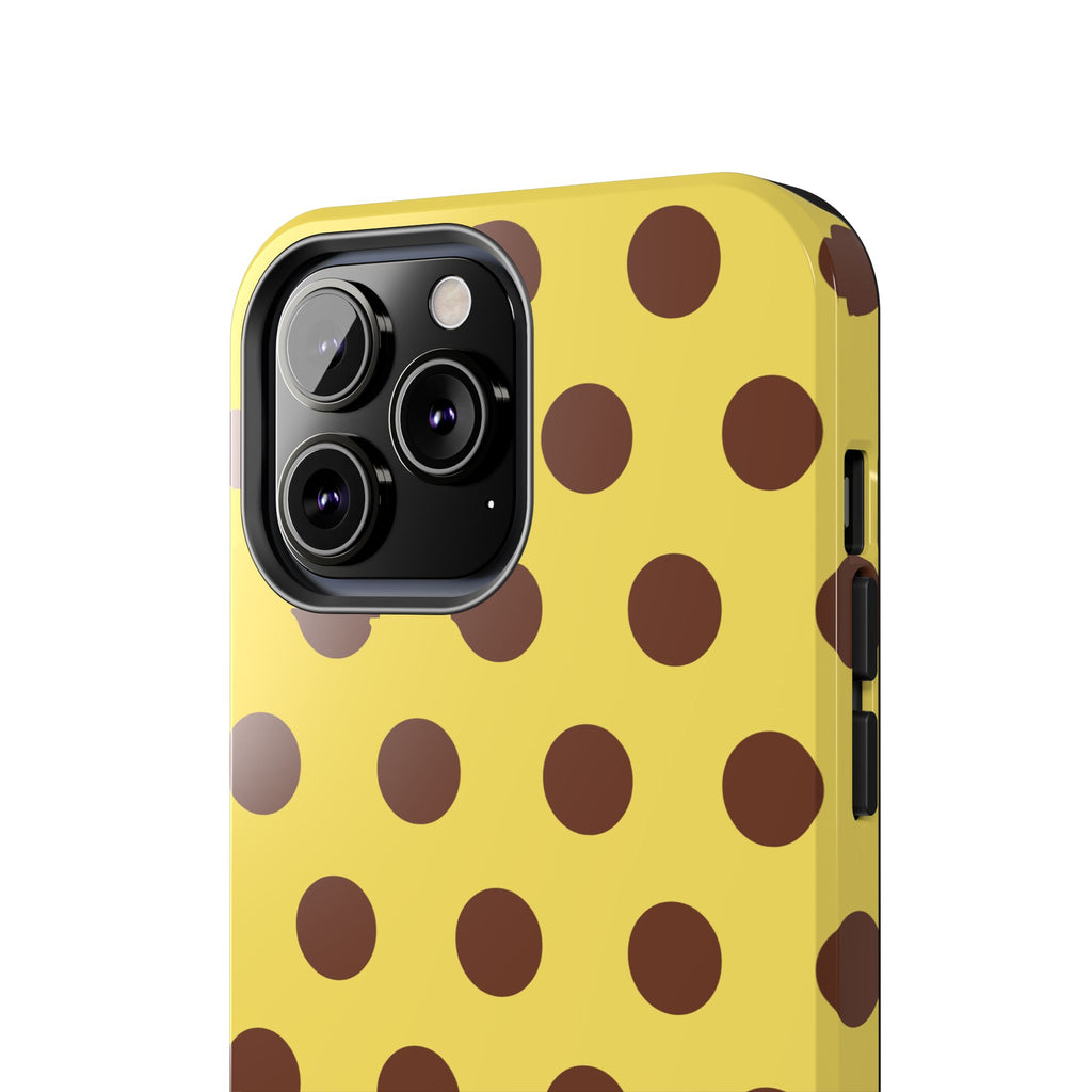 Big Polka Dot | Yellow and Brown